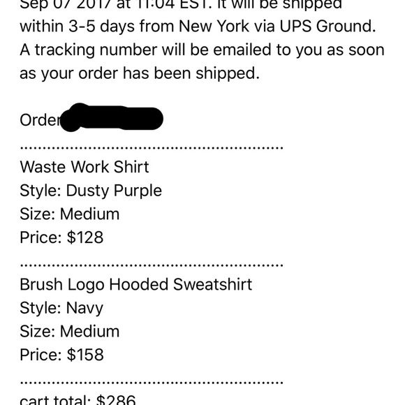 💜 SOLD 💜 Supreme Waste Work Shirt - Picture 5 of 5